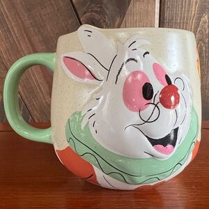 Disney Alice in Wonderland White Rabbit and Wildflowers Mug- BRAND NEW with tags
